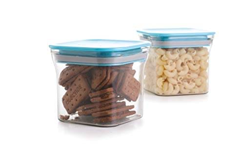     			Analog Kitchenware Dal/Pulse/Grocery Polyproplene Navy Blue Food Container ( Set of 4 )