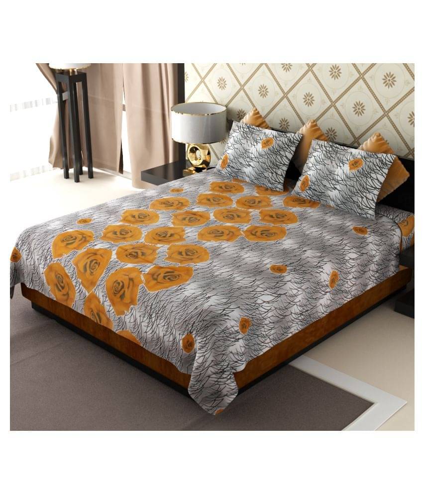 Home Candy Poly Cotton Double Bedsheet with 2 Pillow Covers ( 230 cm x 220 cm ) Home Candy Poly Cotton Double Bedsheet with 2 Pillow Covers ( 230 cm x 220 cm )
