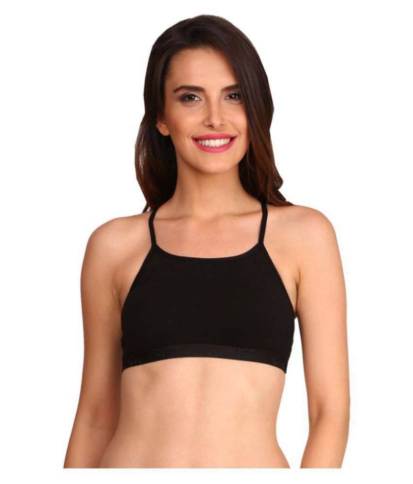     			Jockey Cotton Cami bra - Black