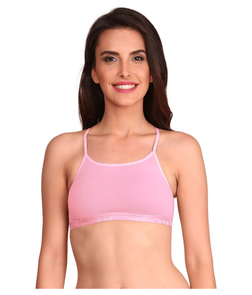 Jockey Cotton Cami bra - Pink Jockey Cotton Cami bra - Pink