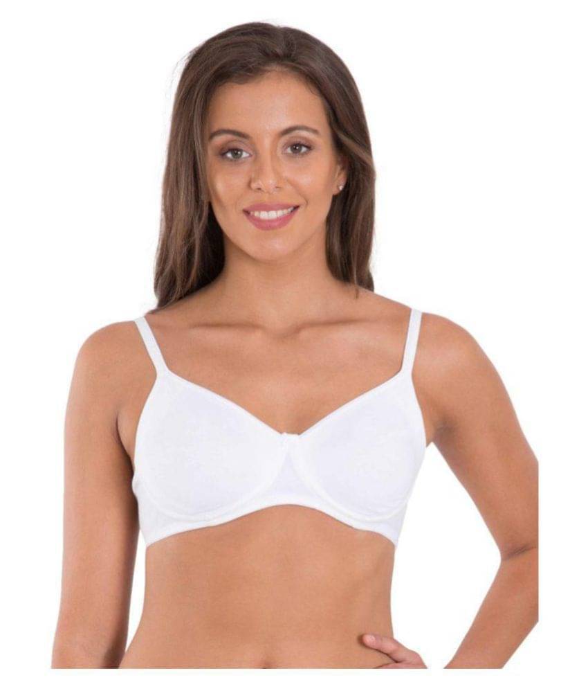 Jockey Cotton Lycra Shaping Bra - White Jockey Cotton Lycra Shaping Bra - White