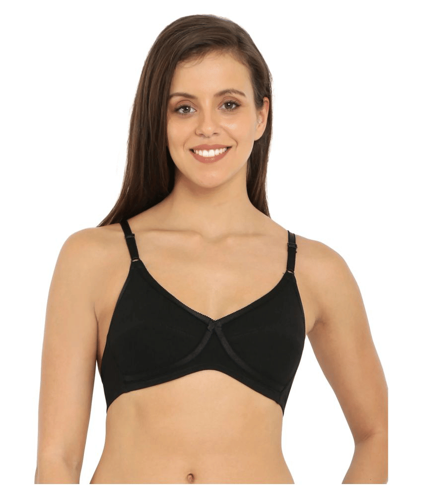     			Jockey Cotton Minimizer Bra - Black