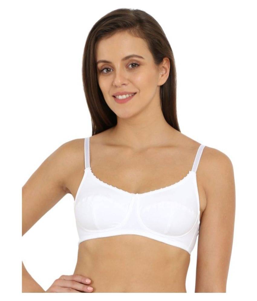     			Jockey Cotton T-Shirt Bra - White