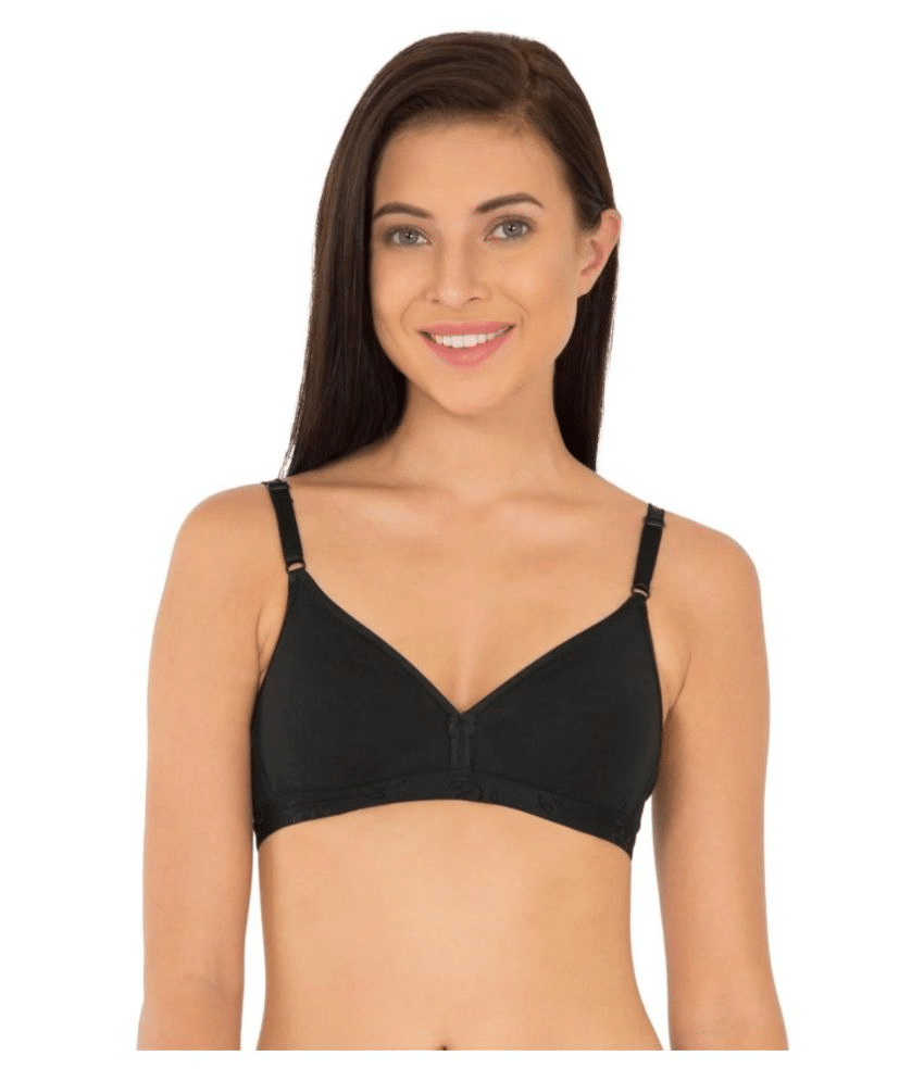 Jockey Cotton Teenage Bra - Black Jockey Cotton Teenage Bra - Black