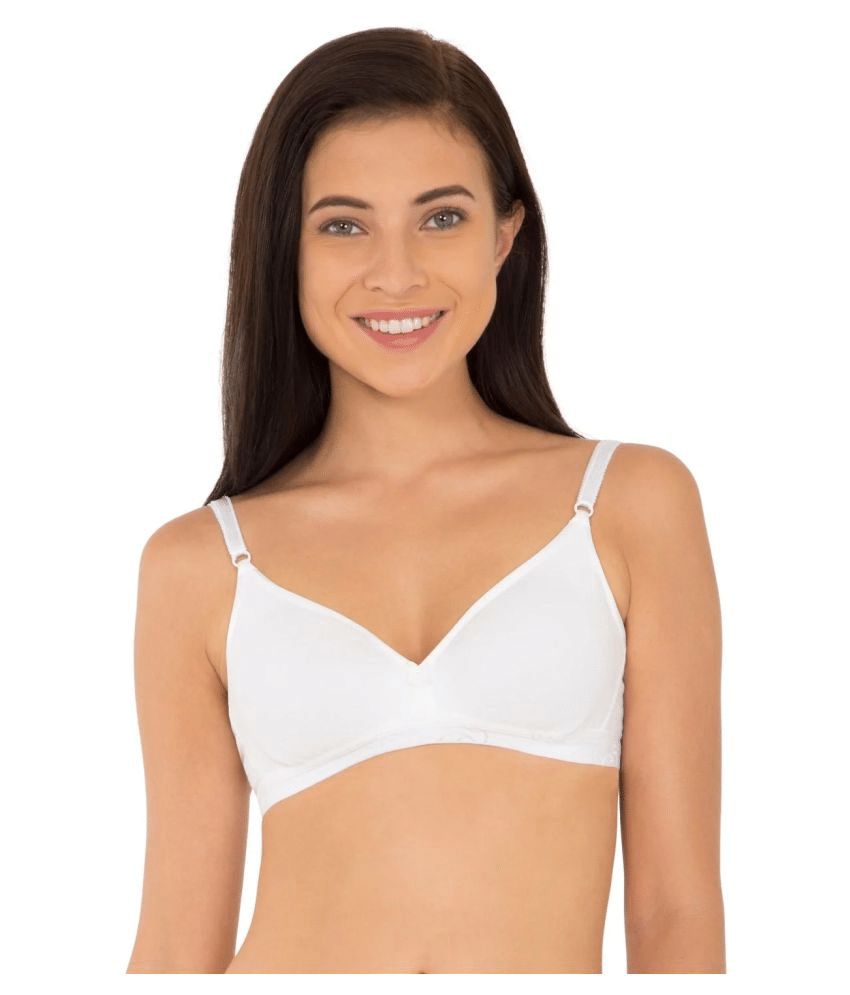     			Jockey Cotton Teenage Bra - White