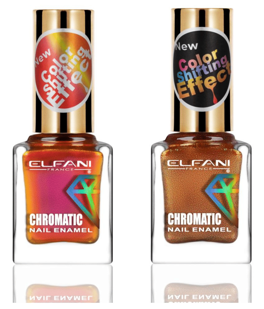Elfani Nail Polish Multi Multichrome Pack of 2 18 mL Elfani Nail Polish Multi Multichrome Pack of 2 18 mL