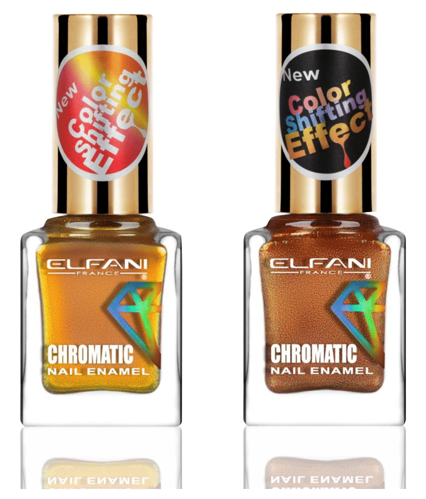 Elfani Nail Polish Multi Multichrome Pack of 2 18 mL Elfani Nail Polish Multi Multichrome Pack of 2 18 mL
