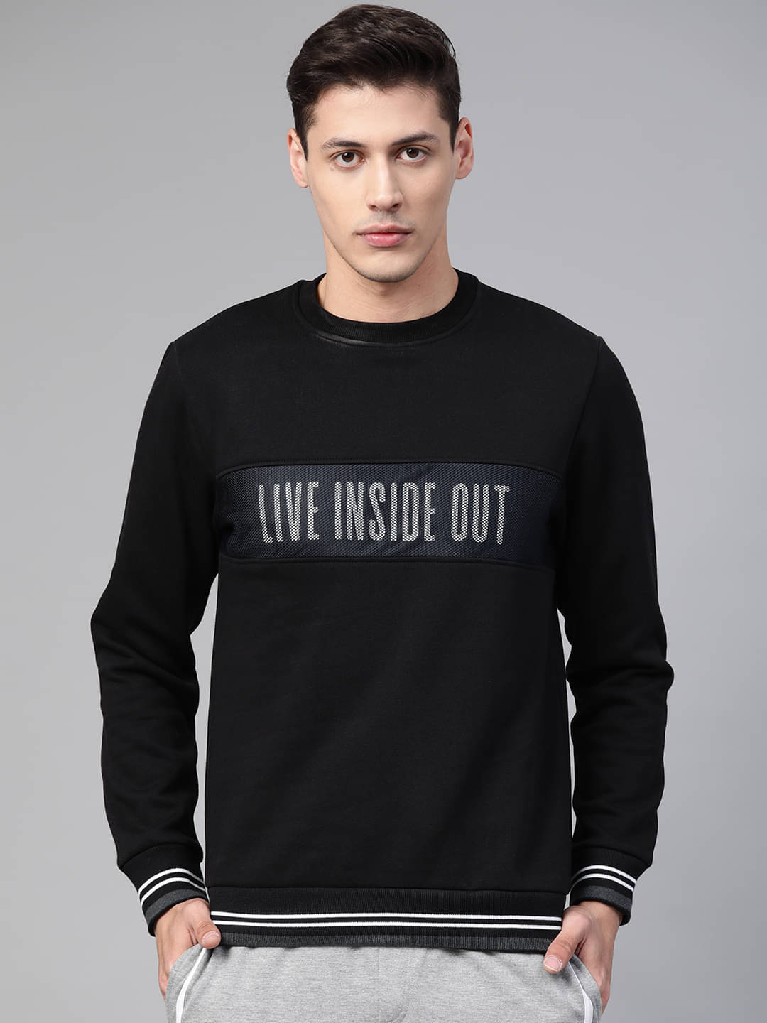 Alcis Black Sweatshirt     			Alcis Black Sweatshirt