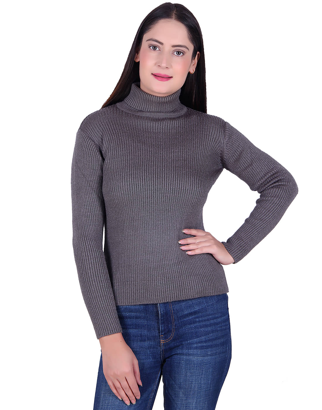 Ogarti Woollen Grey Pullovers