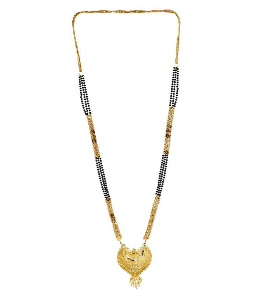 Shankhraj Mall Gold Plated Letest & Designer Mangalsutra For Women-100249
