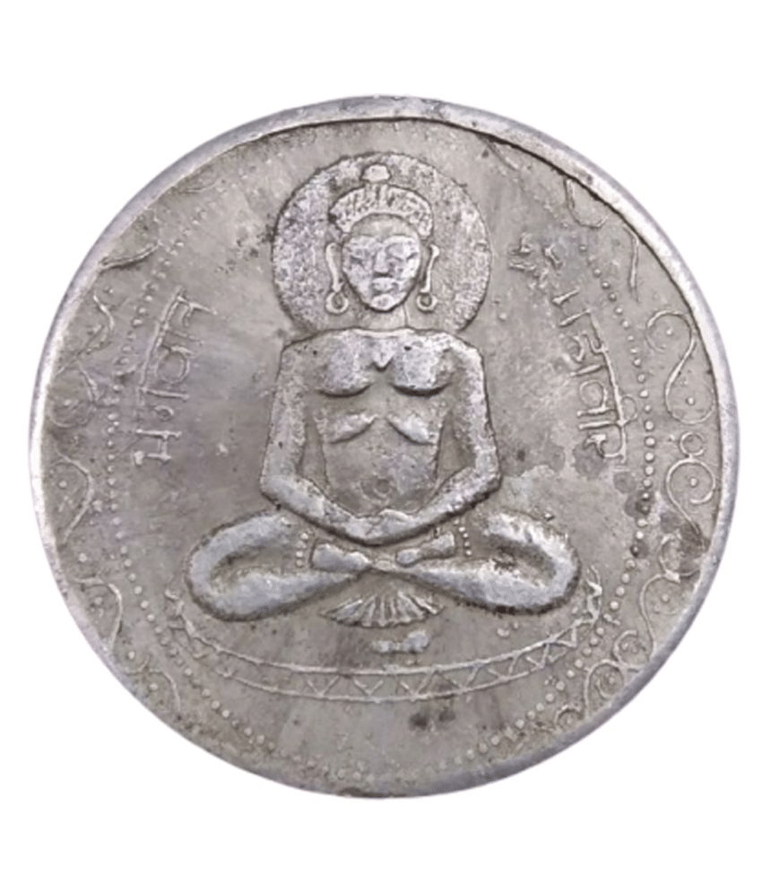     			Ancient Lord Bhagwan Mahavir East India Co. 1839 UKL ""OM"" Big Coin Wt.-40 GM