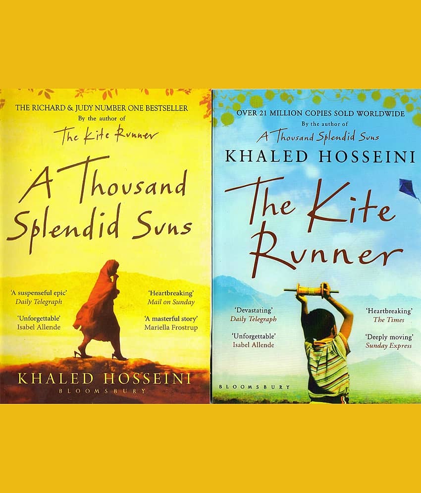 COMBO OF KITE RUNNER AND 1000 SPLENDID SUNS- ENGLISH- PAPERBACK- KHALED HOSSEINI - Stationery | Buy online on ZillyBuy