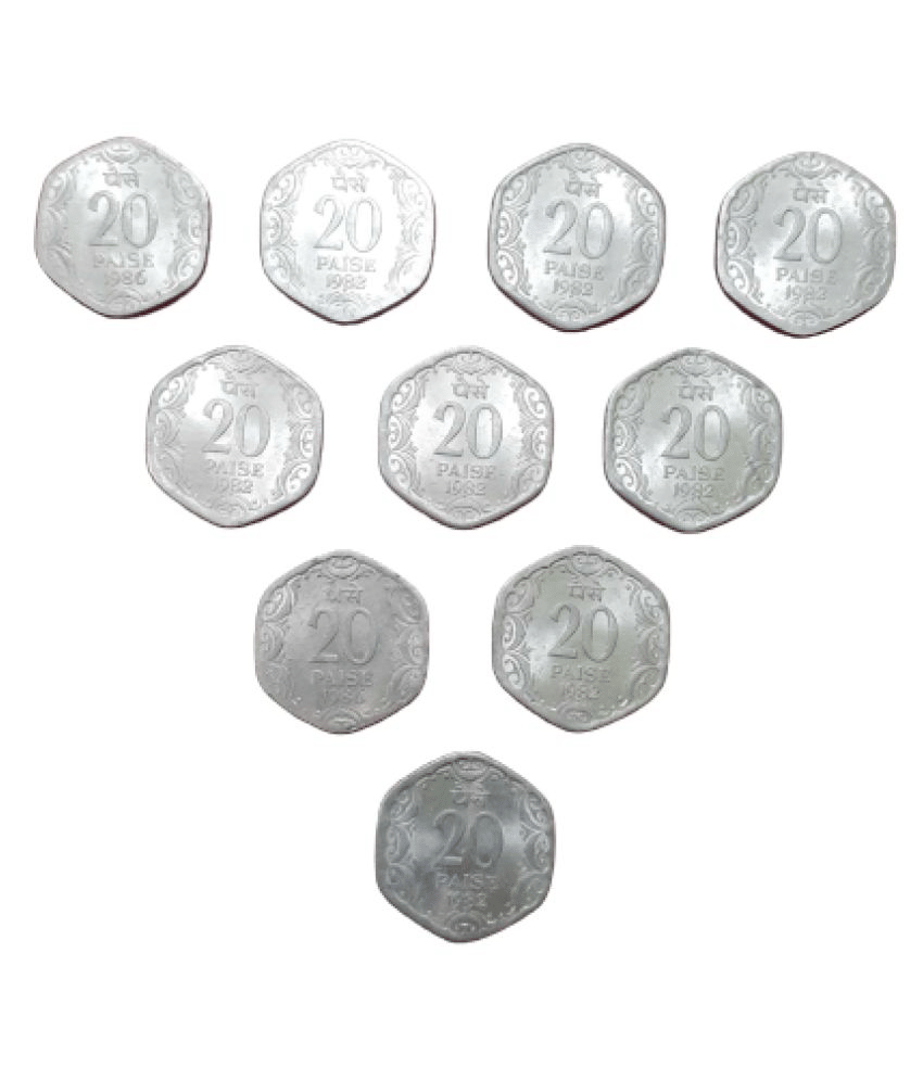 Hop n Shop - Extremely Rare Republic India 20 Paise 10 Numismatic Coins Hop n Shop - Extremely Rare Republic India 20 Paise 10 Numismatic Coins