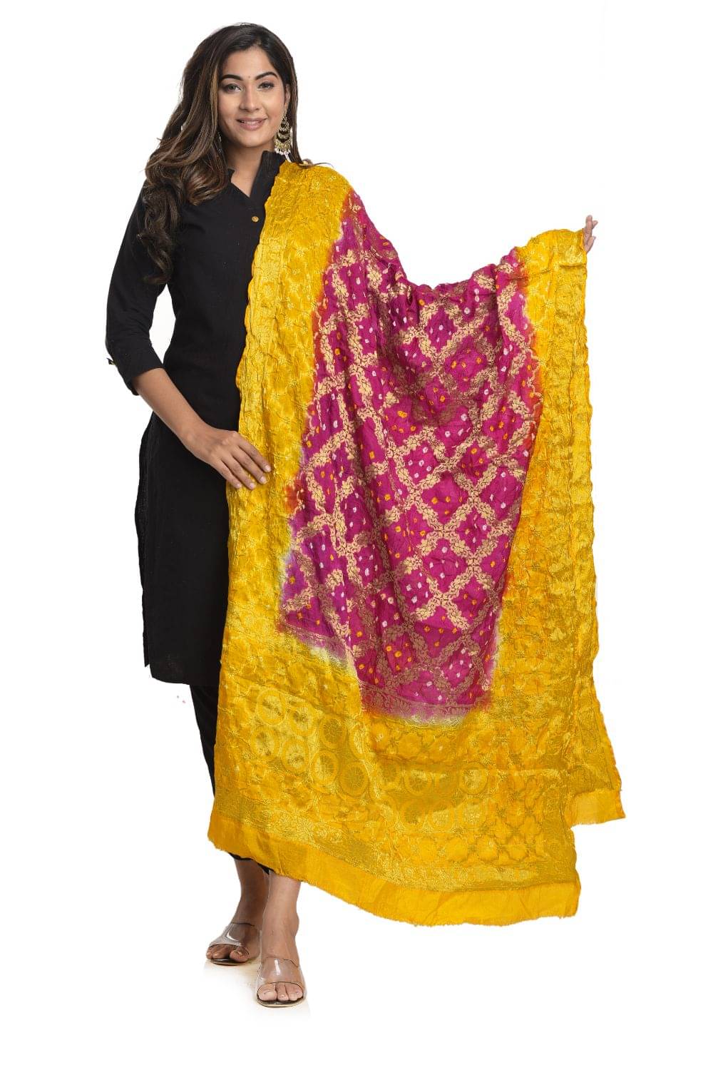 Raj Multicoloured Banarasi Silk Banarasi Dupatta Raj Multicoloured Banarasi Silk Banarasi Dupatta