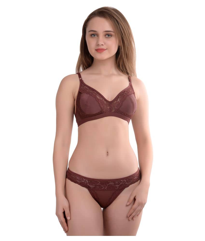 Viral Girl Satin Bra and Panty Set