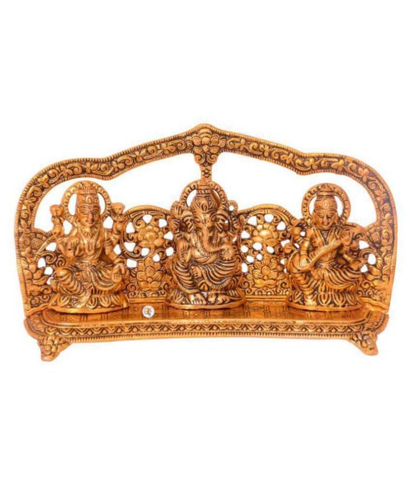     			AgTrendz Laxmi Ganesh Brass Idol