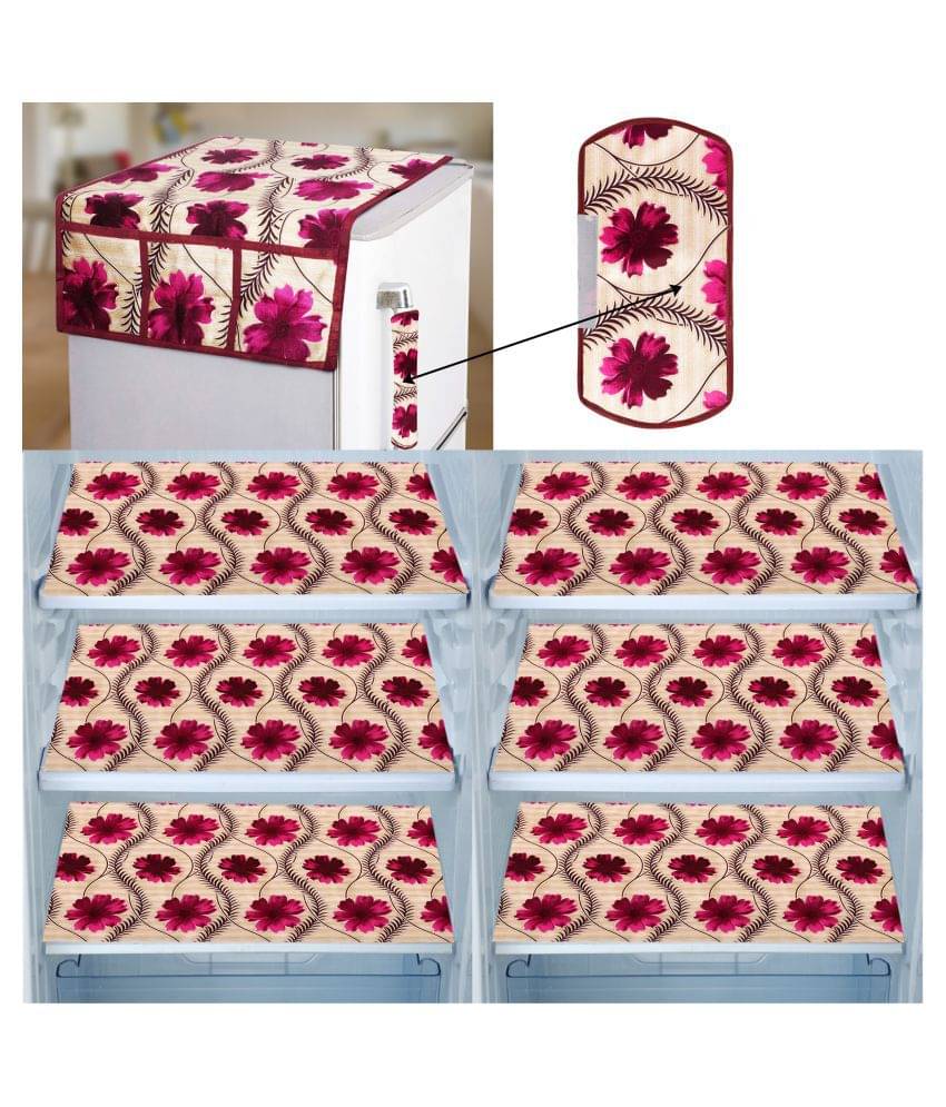 E-Retailer - Multicolor PVC Fridge Top Cover (Pack of 8) E-Retailer - Multicolor PVC Fridge Top Cover (Pack of 8)
