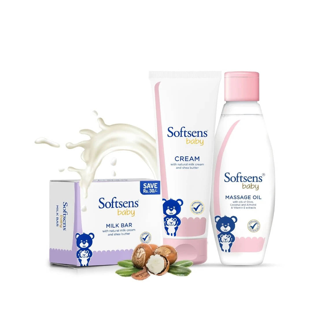 Softsens Baby Skin Hydrating Essentials Kit (Pack of 3)