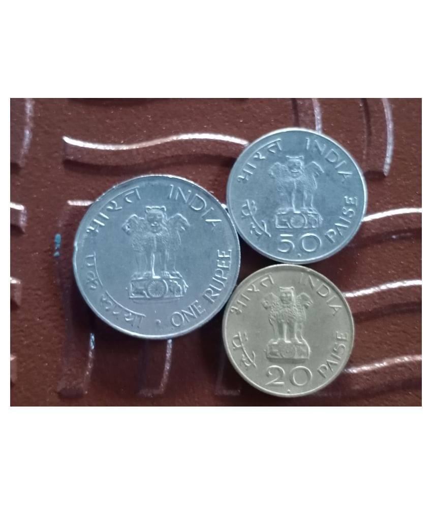     			MANMAI - 3 ALL DIFFERENT SET - MAHATMA GANDHI 3 Numismatic Coins
