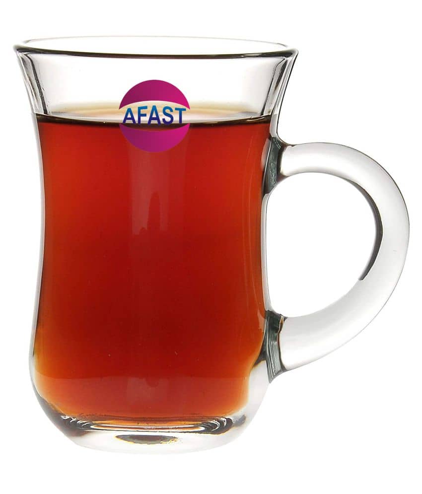 AFAST - Transparent Glass Tea Cup ( Pack of 1 )