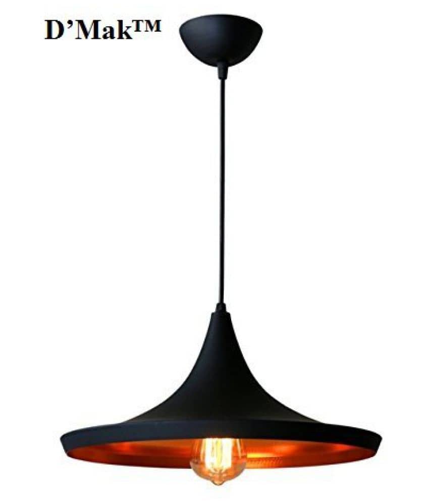 AFAST Iron Hanging Lighting Pendant Black - Pack of 1