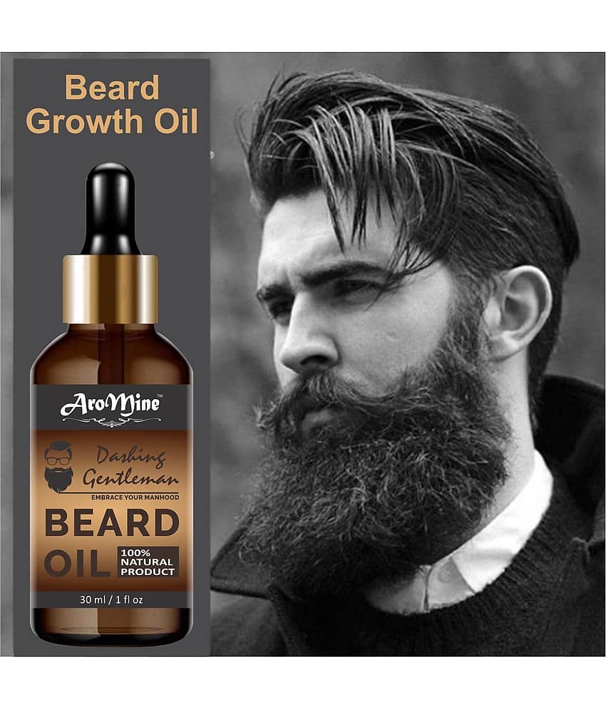 Aromine - 30mL Growth Increasing Beard Oil (Pack of 1) - Beard Care and Tools | Buy online on ZillyBuy
