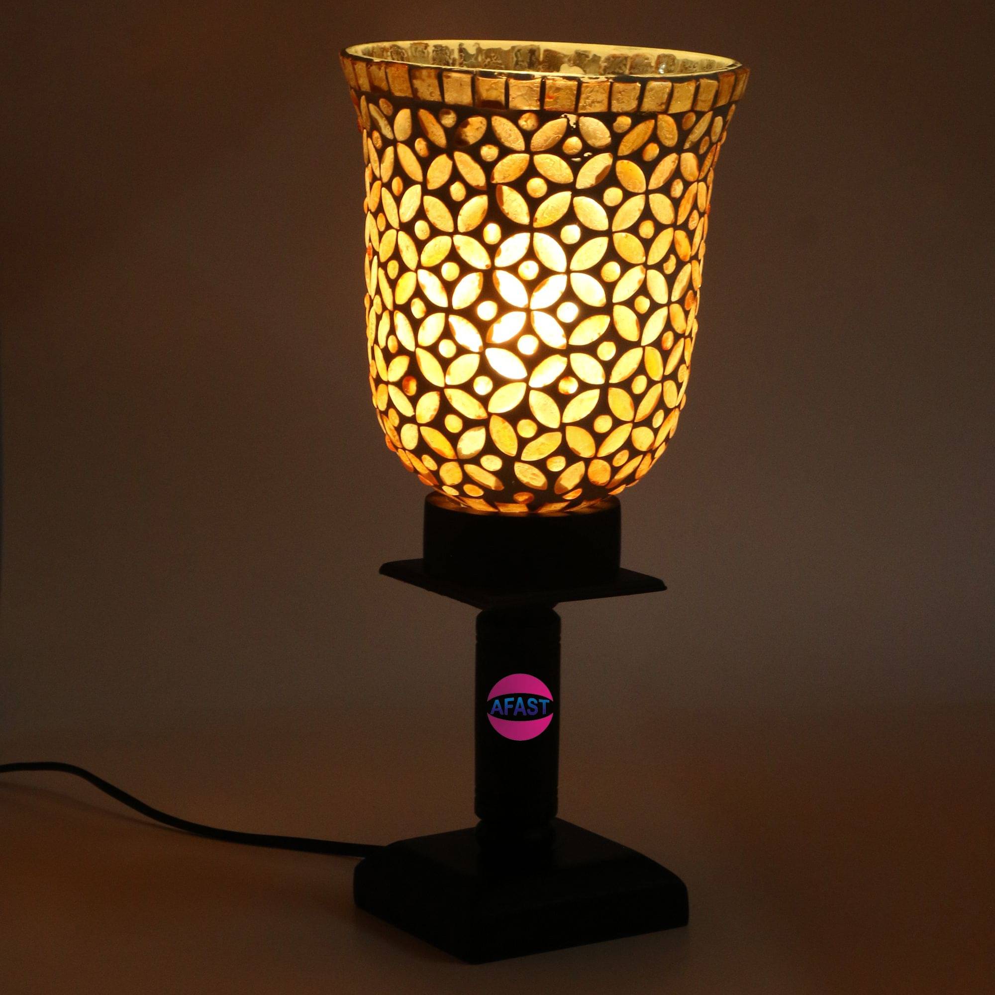     			AFAST Glass Table Lamp - Pack of 1