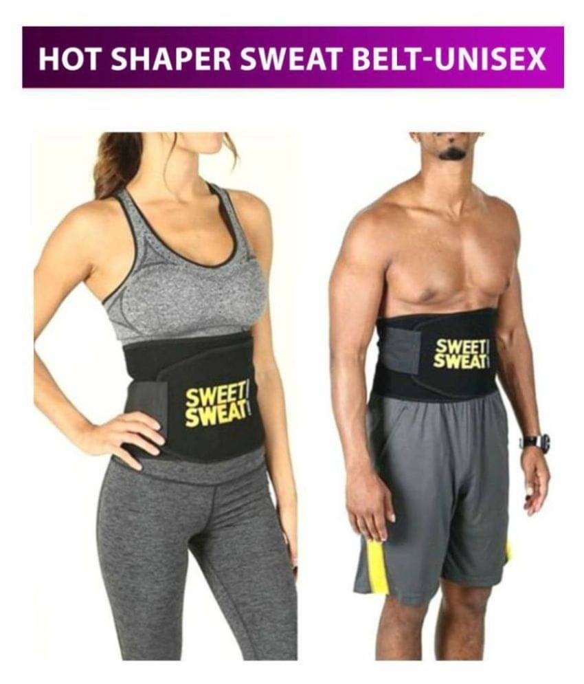 Slim Belt for Men and Women || Slim Sweat Belt Body Shaper - Free Size (Black Color) 1 Pcs     			Slim Belt for Men and Women || Slim Sweat Belt Body Shaper - Free Size (Black Color) 1 Pcs