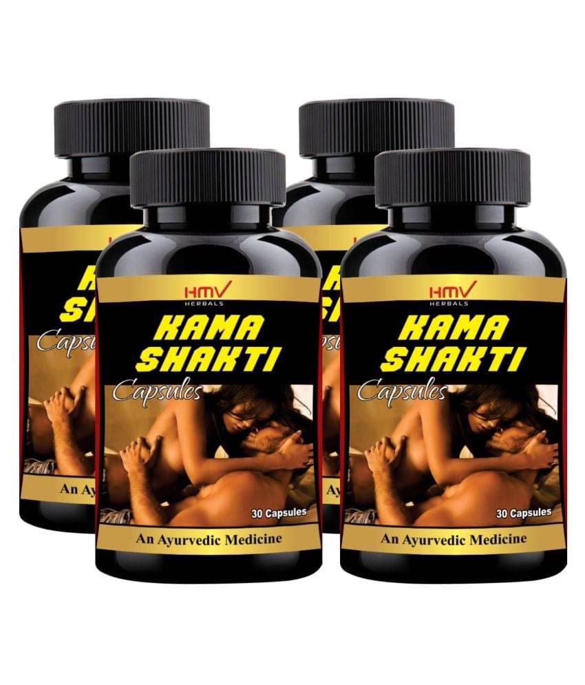 HMV Herbals Kama Shakti Men Power Herbal Capsule 120 no.s Pack Of 4 HMV Herbals Kama Shakti Men Power Herbal Capsule 120 no.s Pack Of 4