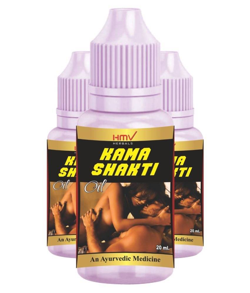 HMV Herbals Kama Shakti Men Power Herbal Oil 60 ml Pack of 3 HMV Herbals Kama Shakti Men Power Herbal Oil 60 ml Pack of 3