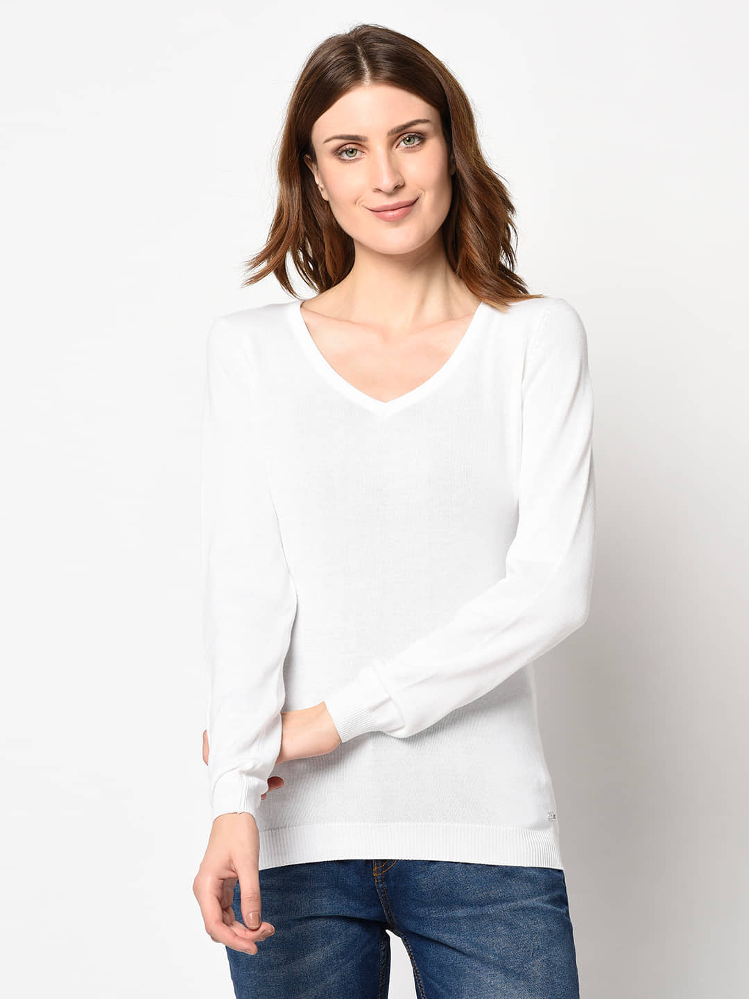 98 Degree North Cotton White Pullovers