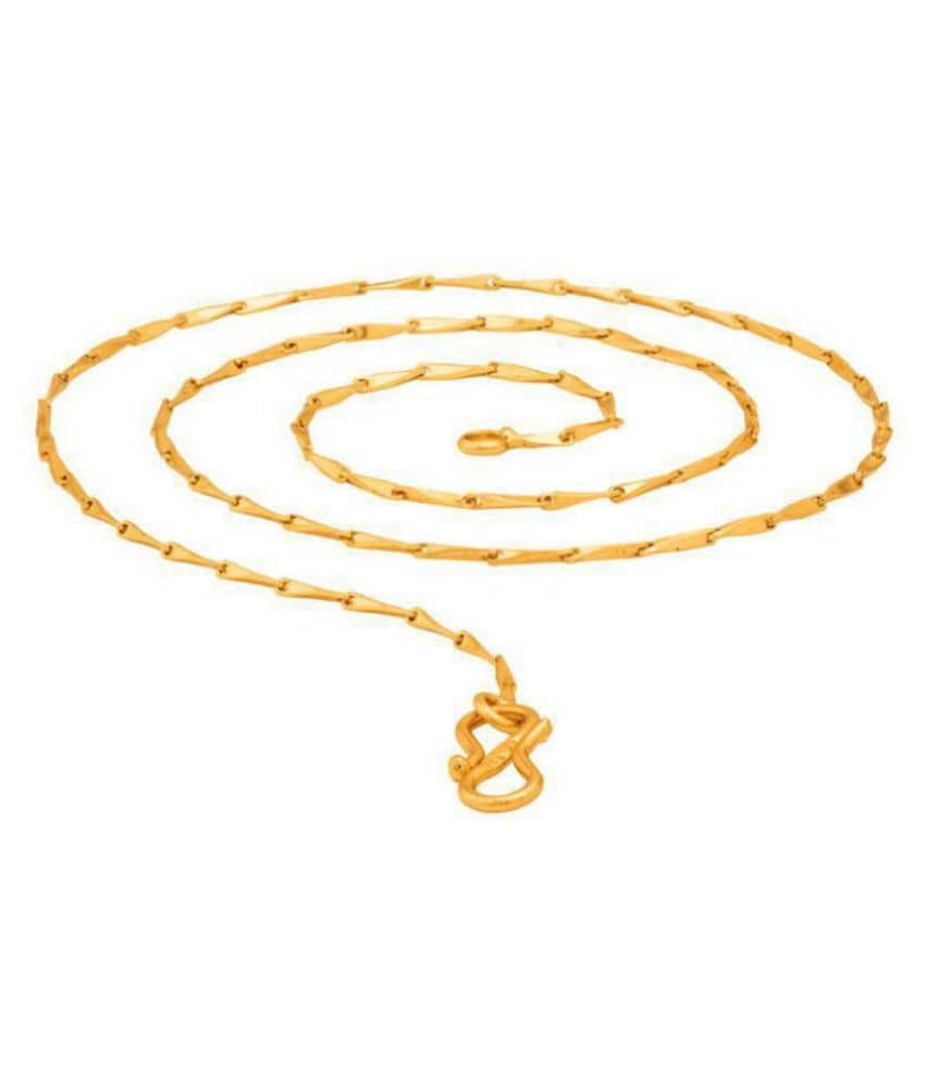 Jewar Mandi Gold Plated Chain ( Set of 1 )