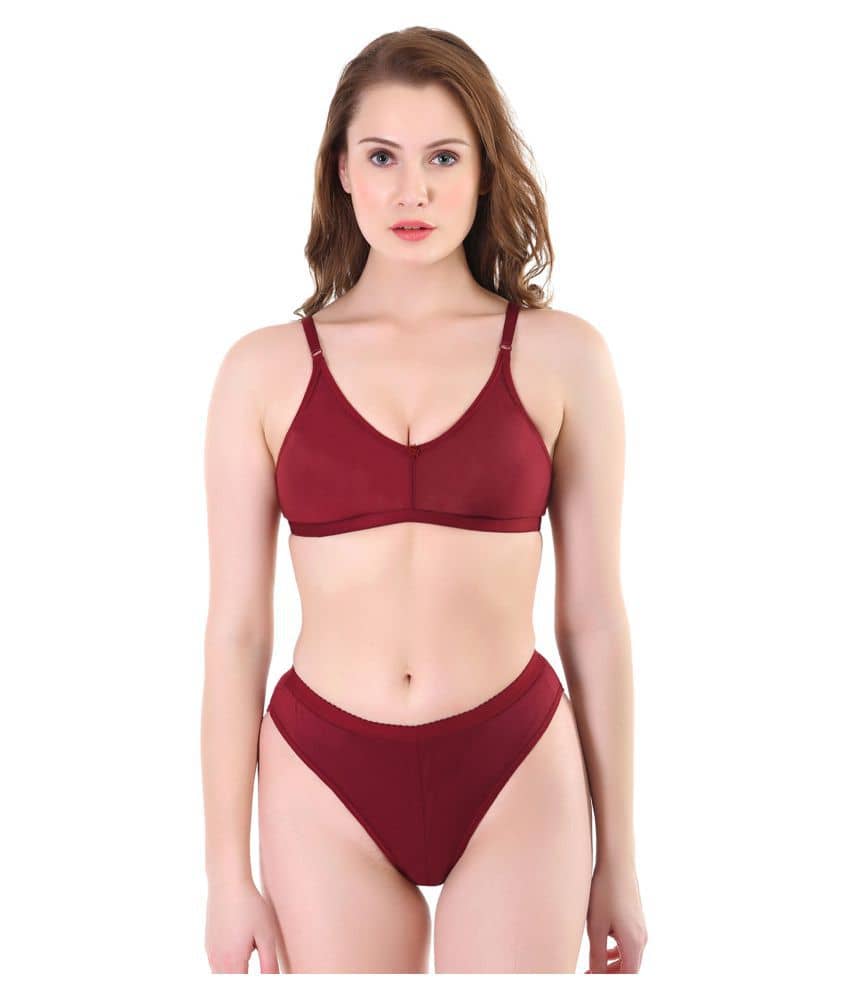 TCG Cotton Lycra Bra and Panty Set