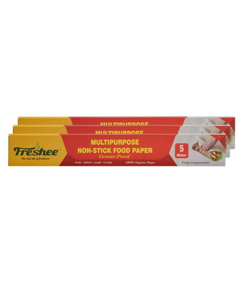     			Freshee 5 meter Food Paper Pack of 3, Grease Proof