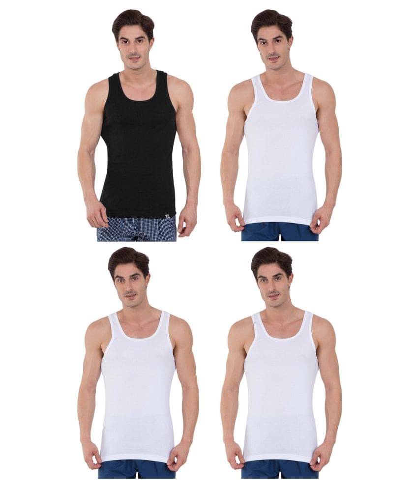     			Jockey Multi Sleeveless Vests Pack of 4