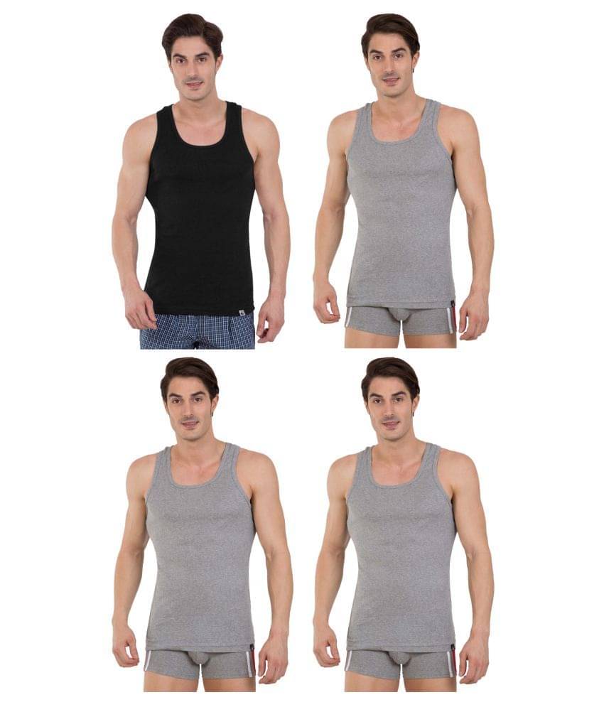     			Jockey Multi Sleeveless Vests Pack of 4