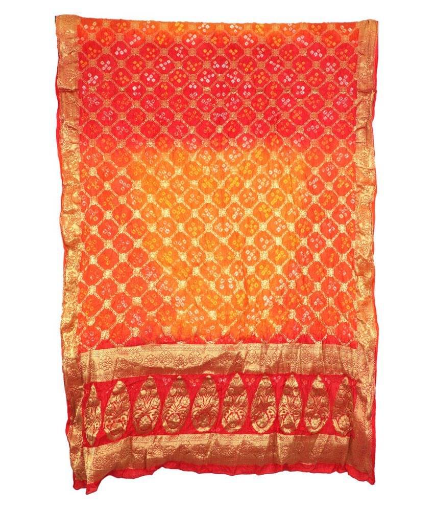Apratim Red Banarasi Silk Dupatta     			Apratim Red Banarasi Silk Dupatta