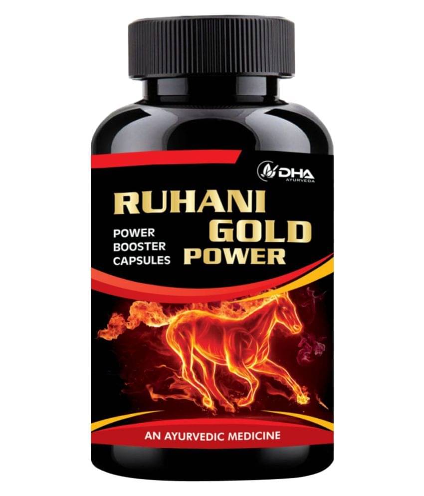 Dha Ayurveda Ruhani Gold Power 1000Mg Herbal Capsule 30 No.S Pack of 1 Dha Ayurveda Ruhani Gold Power 1000Mg Herbal Capsule 30 No.S Pack of 1