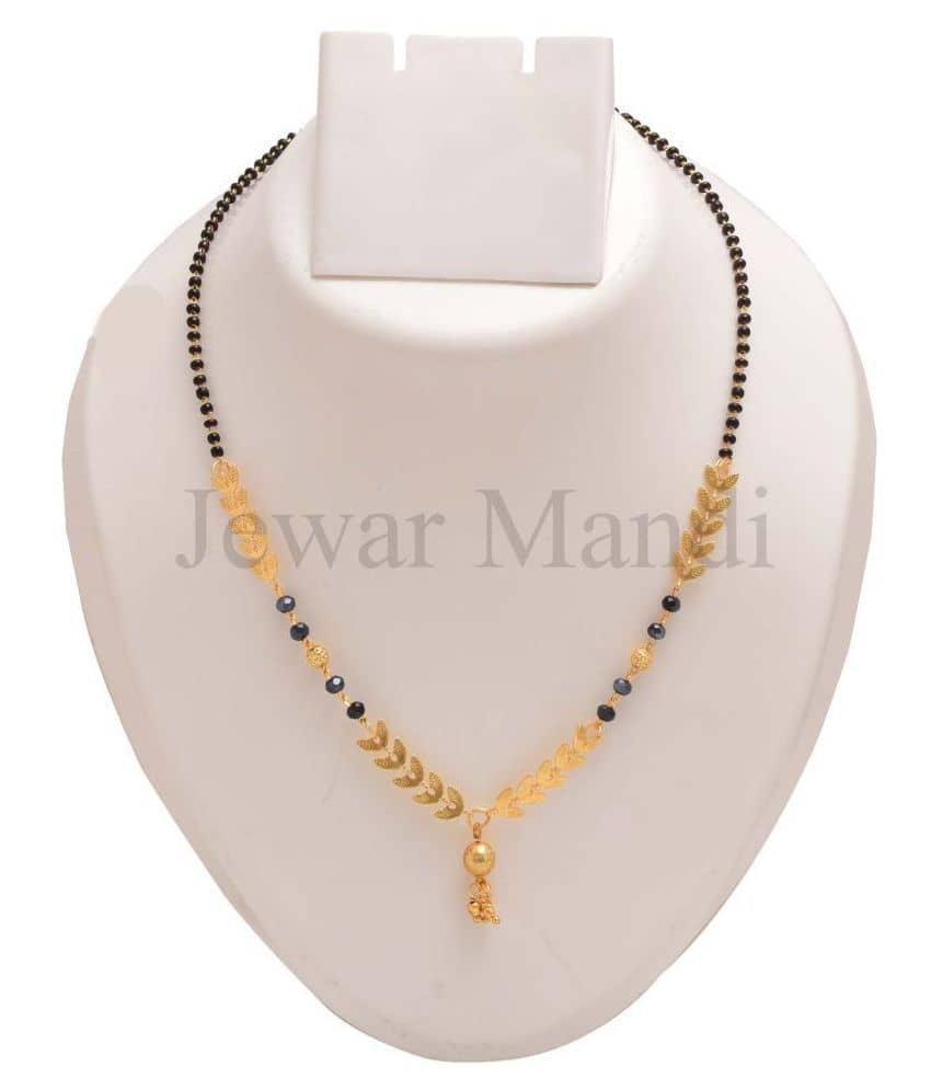 Jewar Mandi - Golden Mangalsutra ( Pack of 1 )