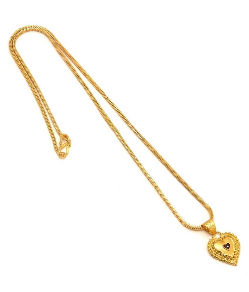 Jewar Mandi - Golden Pendant ( Pack of 1 )