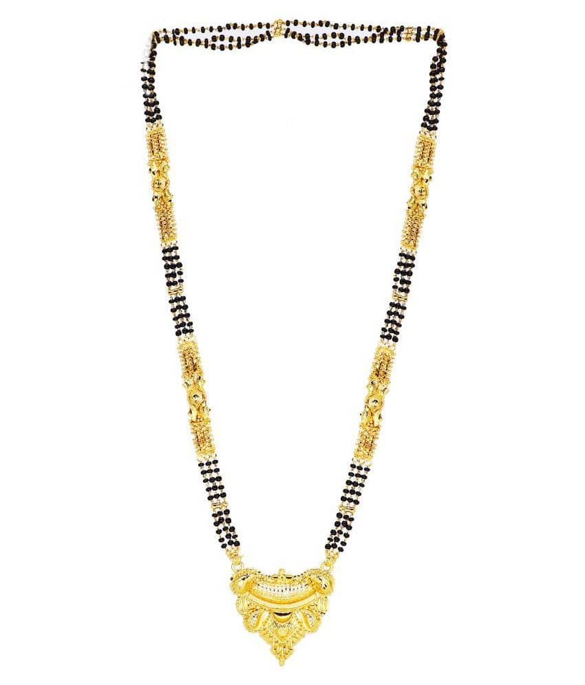 Shankhraj Mall Gold Plated Letest & Designer Mangalsutra For Women-100267