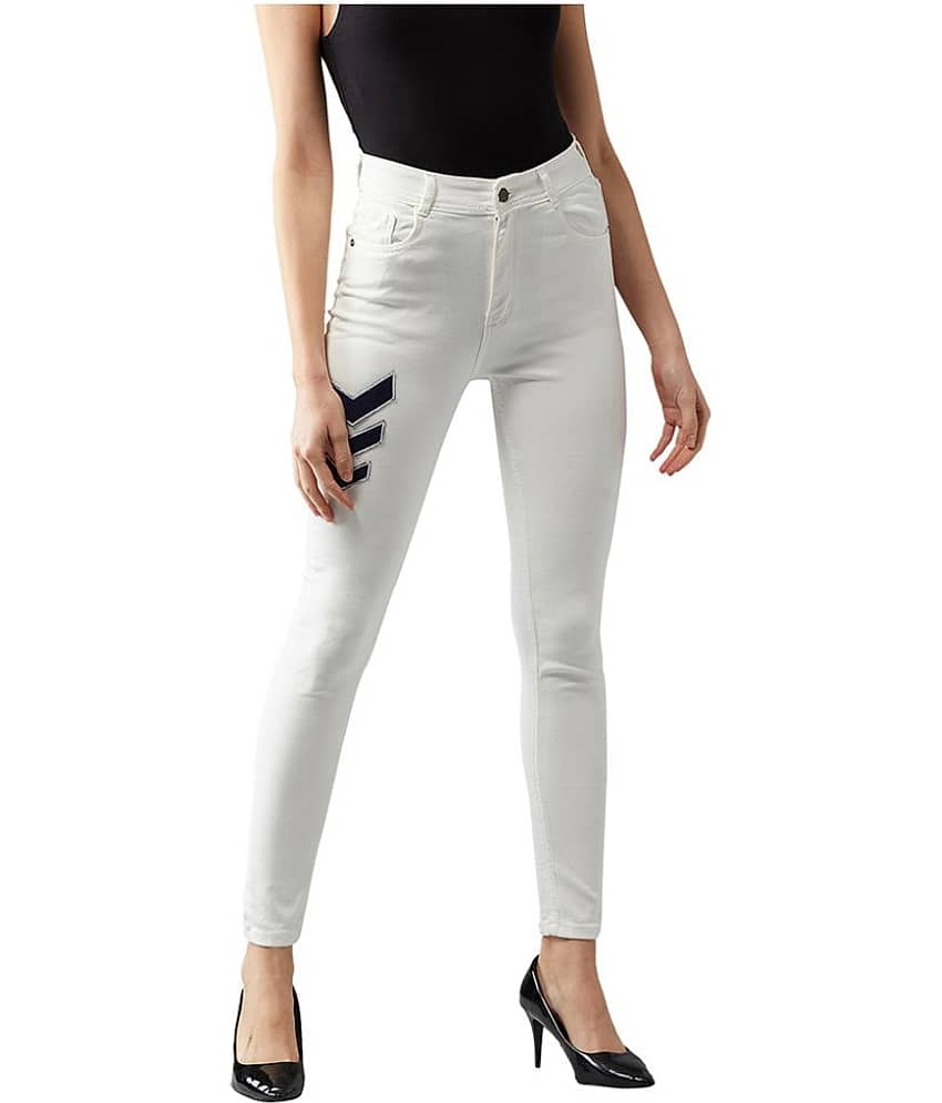 Dolce Crudo Denim Jeans - White - Jeans | Buy online on ZillyBuy