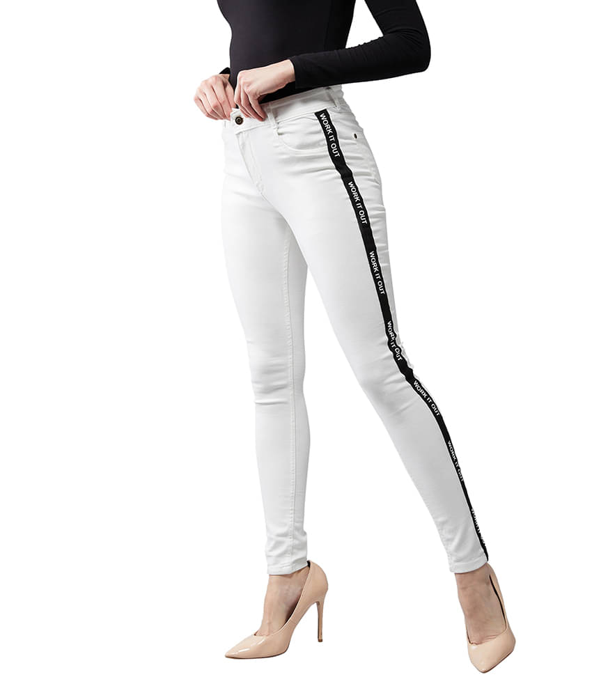     			Dolce Crudo Denim Jeans - White