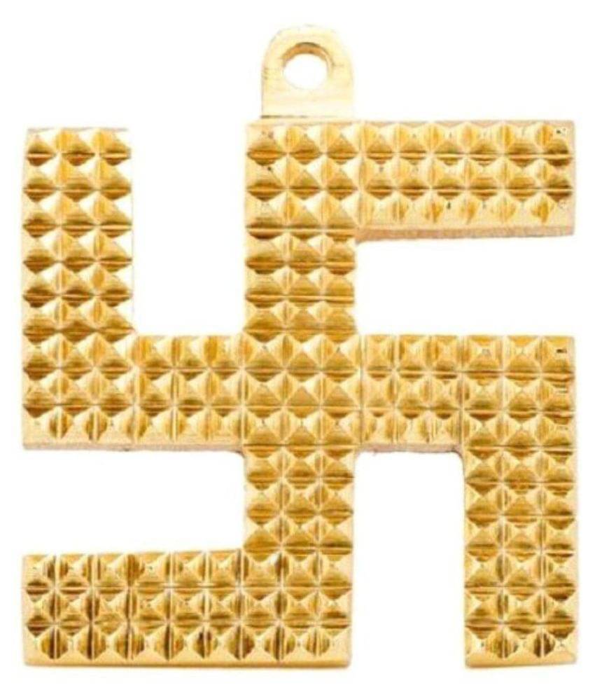     			skybury - Brass Swastik Ring (Pack of 1)