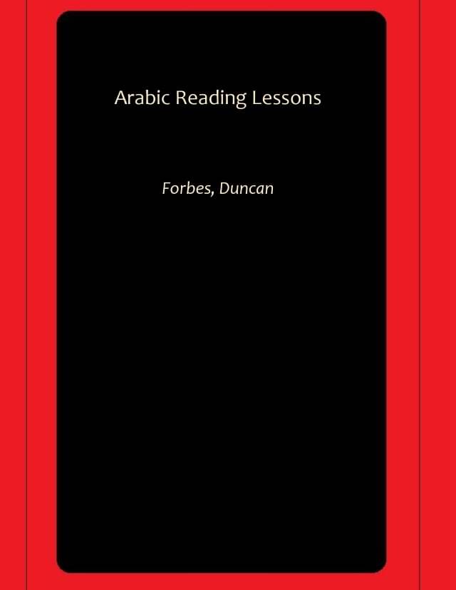     			Arabic Reading Lessons