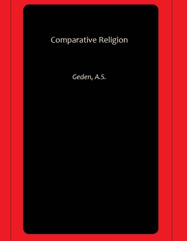     			Comparative Religion