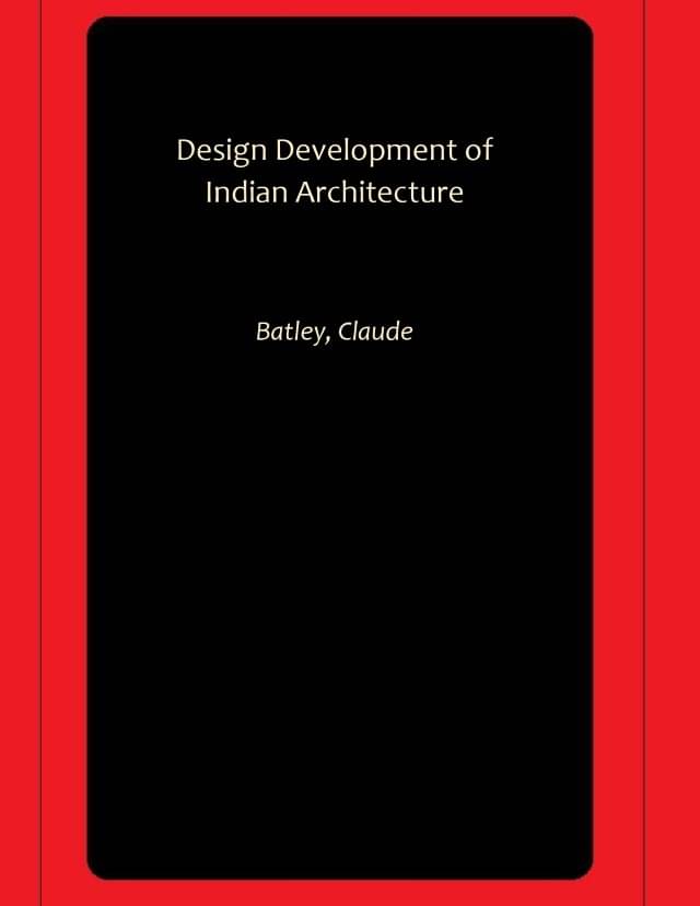     			Design Development of Indian Architecture