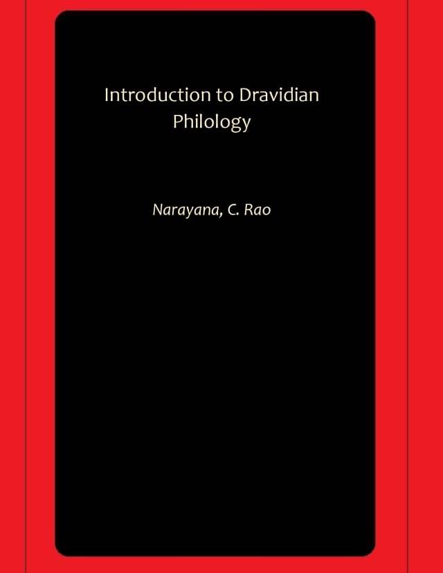     			Introduction to Dravidian Philology