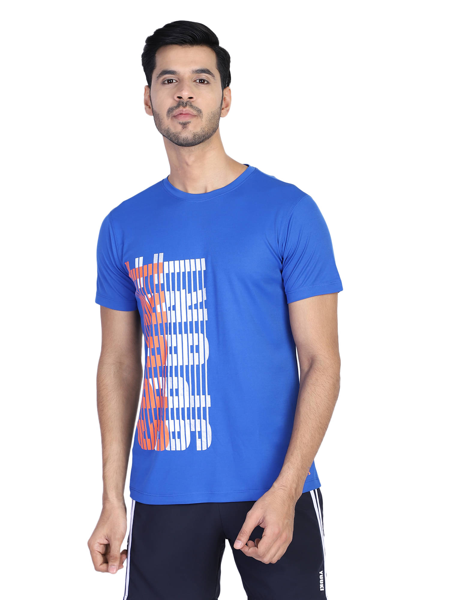 OFF LIMITS Sky Blue Polyester T-Shirt OFF LIMITS Sky Blue Polyester T-Shirt