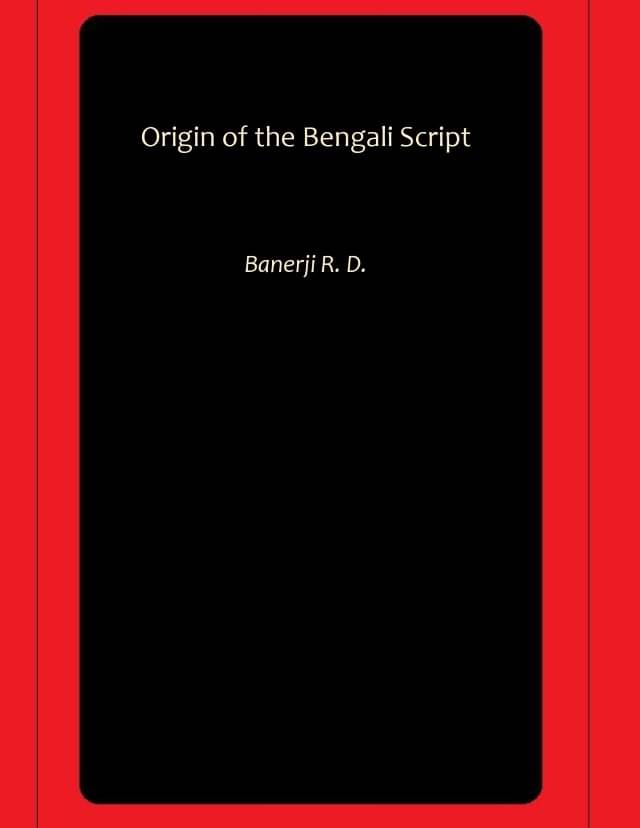     			Origin of the Bengali Script